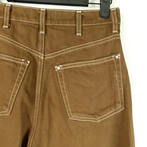 Reformation Jeans Womens SZ 24 Cowboy High Rise Straight Cowgirl Rodeo Preppy - Picture 6 of 12